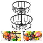 Wire Storage Basket Vegetable Bin European Style Fruit Basket