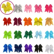 USA 10 JUMBO 6" Cheer Bow Clip Holder Big Girls Large Hair Bows softball