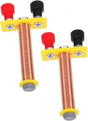 Educational Physics Toys 2 Solenoid Coils Electromagnetic Induction Teaching Tool T-Shape for Classroom