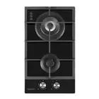 Devanti Gas Cooktop 30cm Gas Stove Cooker 2 Burner Cook Top Cast iron burner cap