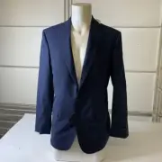 BROOKS BROTHERS Classic Fit Wool Blend Sport Coat Men's Size 40L Navy