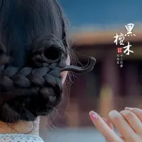 在飛比找Yahoo!奇摩拍賣優惠-【現貨】黑檀木筷子發簪女古風高級感新中式國風發張發釵簪子簡約