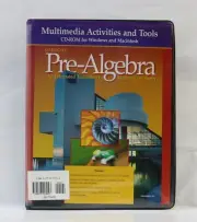 Glenco Pre-Algebra CD-ROM For Macintosh & Windows ▪Multimedia Activities & Tools