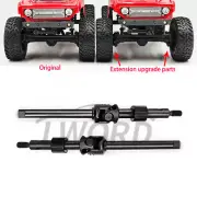 CNC Carbon Steel Front Axle CVD Drive Shaft +4mm For 1/24 RC AXIAL SCX24 Crawler