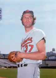 Pat Dobson 1971 2 Baltimore Orioles Baseball Old Photo