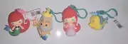 Lot Of 4 Monogram 3D Figures Clip The Little Mermaid Ariel Flounder King Triton