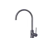 Modernnational Star Mini Gun Metal/Chrome Solid Brass Kitchen Mixer