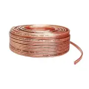 Copper Clad Aluminum (CCA) Speaker Wire Cable Spool (16AWG, 50FT)