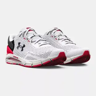 【UNDER ARMOUR】慢跑鞋 男鞋 運動鞋 緩震 HOVR INTAKE 6 黑白紅 3026134-105