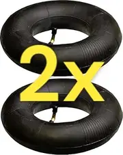 TMV24® Pack of 2 Inner Tubes 3.00-4 with TR87 Car Valve for Sack Truck Wheelbarrow Handcart 260 x 85 mm + 1 EW Chip Sack Truck Angle Valve Sack Truck Hose Replacement Hose Pneumatic Tyres Inner Tube