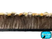 Pheasant Feathers 1 Yard Yellow Lady Amherst Pheasant Feather Trim