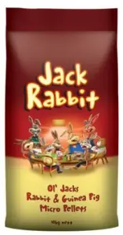 Laucke Ol Jacks Rabbit & Guinea Pig Mix 10kg Micro Pellets Food Bunny Feed Pet