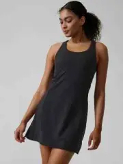 Athleta S On My Way Dress Small Black NWT #988606