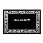 36" x 24" Black Marble Console Table Top Mother Of pearl Elegant Design Inlay