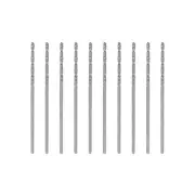 10 Pcs 0.95mm High Speed Steel Drill Bits, Fully Ground 32mm Length Drill Bit