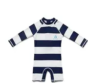 [BONVERANO] Baby Boys Swimsuit/Sunsuit UPF 50+ Sun Protection One Pieces Swimwear with Sun Hat