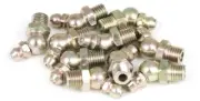 PERFORM TOOL Grease Fitting 8 Millimeter - 1 Thread 45 Degree Set Of 10 W54260