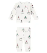 [Stella McCartney Kids] Stella McCartney Kids Baby printed cotton tracksuit M 24 white