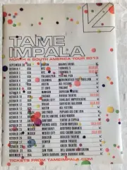 Tame Impala North & South America Tour 2013 30.5cm x 42cm Poster