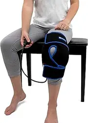 Cold Therapy Knee Wrap With Compression and Extra Ice Gel Pack - Essential Kit For Knee Pain and Post Knee Surgery Recovery by SimplyJnJ