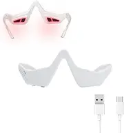 STYLPRO SPEC-TACULAR EMS Glasses, EMS and LED Red Light Therapy, Collagen Production, Visibly Reduce Wrinkles, Dark Circles and Puffiness around eyes, Non-Invasive, USB Rechargeable