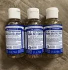 Dr. Bronner's Liquid Soap 18 In Castile Peppermint 2 Oz Bottles X3 Travel Size