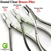 Clear Braces Dimple Dot Plier Invisible Thermal Punch Vertical Horizontal Pliers