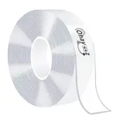 Extra Strong Double Sided Tape - 10FT Heavy Duty Clear Nano Adhesive