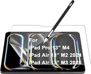 USTIYA Paperfeel Screen Protector Compatible with iPad Pro 13 (M2)/ iPad Pro 13 (M4) 13 inch 2024 Anti-Glare&Anti-Fingerprint Matte Screen Protector for Drawing/Writing