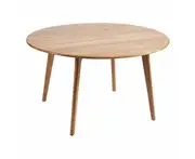 6IXTY Convair Scandinavian Oak Round Dining Table - 130cm