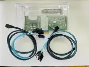 LSI SAS 9340-8i SAS3008 M1215 12Gbps SAS HBA + 2*SFF8643 SATA Cable #