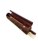 Incense Burner wooden holder box incense stick cones