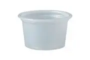 Livingstone Plastic Portion Cups, 14.9mL Or 1/2 Ounce Capacity, Clear, Disposable, Recyclable, 250/Pack, 2,500/Carton