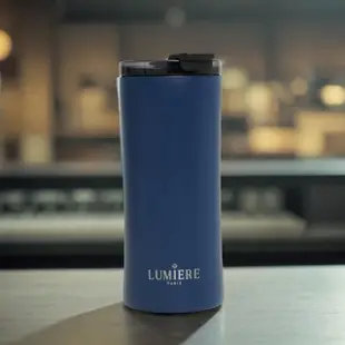 【Lumiere】Lavish Sapphire Blue 防漏防摔隨行保溫杯16oz/480ml-寶石藍(保溫杯 隨行杯 咖啡杯)