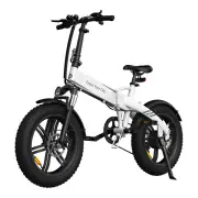 [EU Direct] ADO Beast 20F Electric Bike 36V 14.5Ah Battery 250W Motors 20*4.0inch Tires 25KM/H Top Speed 120KM Max Milea