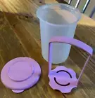 Tupperware Mini Round Pick A Deli 2 cups Sheer & Purple New