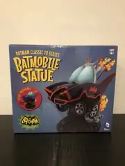DC Comics Cryptozoic Batman Classic TV Series Batmobile Statue Blue Variant