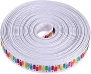 LOORGVEL Teacher Appreciation Ribbon Strap: 10 Yard Pencil Print Polyester Craft Ribbon with for First Day Celebrations & Bow Making