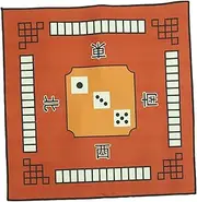 BCOATH 1pc Paigow Gaming Mat Gaming Table Cover Mahjong Mats Soft and Quiet Material Suitable for Poker Tournaments