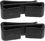 1 Pair Mask Hook Protective Mask Hard Hat Light Clip Skiing Helmet Clip Skiing Mask Worksite Helmet Hook Mask Connector Ua Ski Mask Riding Helmet Snowboard Mask Masks Black Plastic