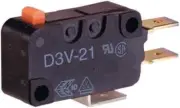 Omron MICROSWITCHES 5Pcs 16A 250VAC IP40 SPDT-NO/NC Tab, Long Hinge Lever