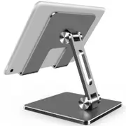 Adjustable Aluminum Alloy Metal Desk Mobile Phone Holder Stand For iPhone iPad Tablet Tab Desktop