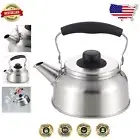 Yoshikawa Stainless Steel Wide Mouth Kettle 1.6L – Induction & Gas Compatible