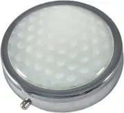 Golf Ball Small Daily Medication Compact Pill Box Case Organizer Pocket Travel