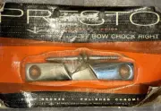 NOS Presto 3 1/2" Bow Chock Right - Cast Bronze with Polished Chrome - USA