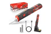 TOPEX 4V Max Cordless Soldering Iron, Cordless Soldering Iron Kit, 12 Sec Quick Heat Up