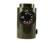 C188 7-in-1 Camping Survival Whistle Plastic Outdoor Referee Whistle with Compass Thermometer Camping Gear Equipment