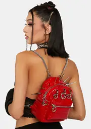 [NastyGem] Red OG Spikey Mini Bag