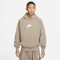 在飛比找momo購物網優惠-【NIKE 耐吉】上衣 男款 長袖上衣 帽T 運動 灰 HJ