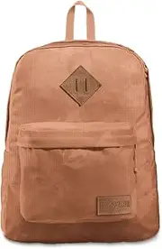 [JANSPORT] SuperBreak Plus Backpack - School, Work, Travel, or Laptop Bookbag with Water Bottle Pocket, Midnight Magenta, One Size